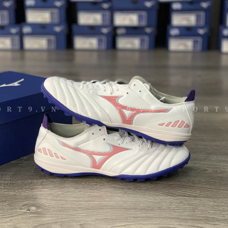 Giày đá bóng Mizuno Morelia Neo III Pro AS - P1GD218462 Trắng Xanh Hồng